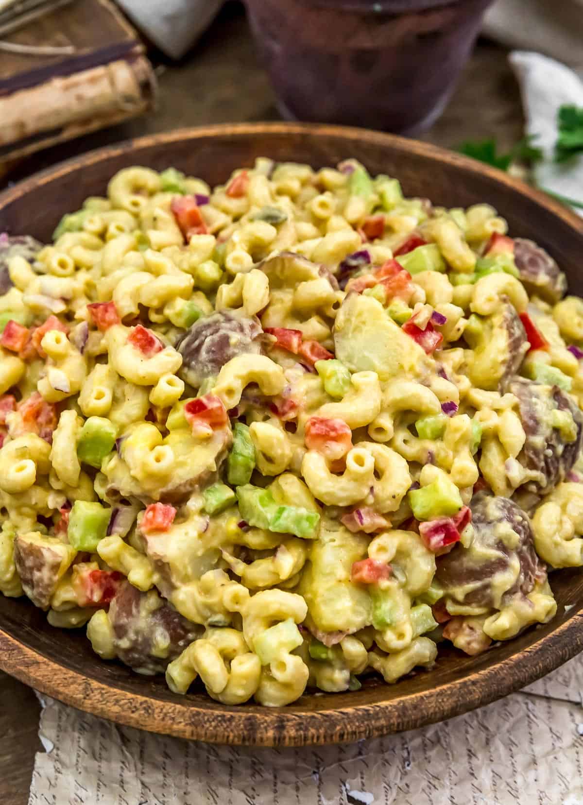 Vegan Macaroni Potato Salad