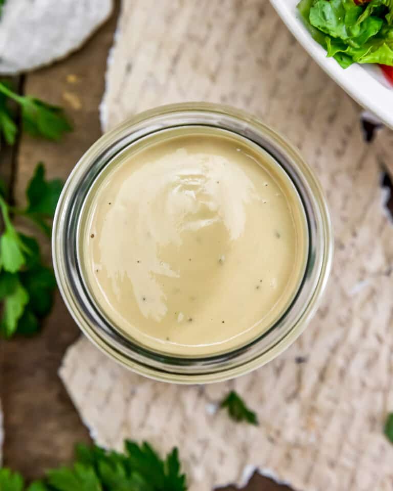 Oil Free Vegan Creamy Italian Dressing - Monkey And Me Kitchen Adventures