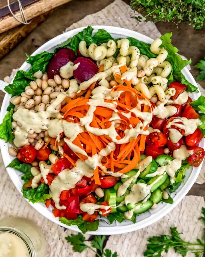 Oil Free Vegan Creamy Italian Dressing Monkey and Me Kitchen Adventures