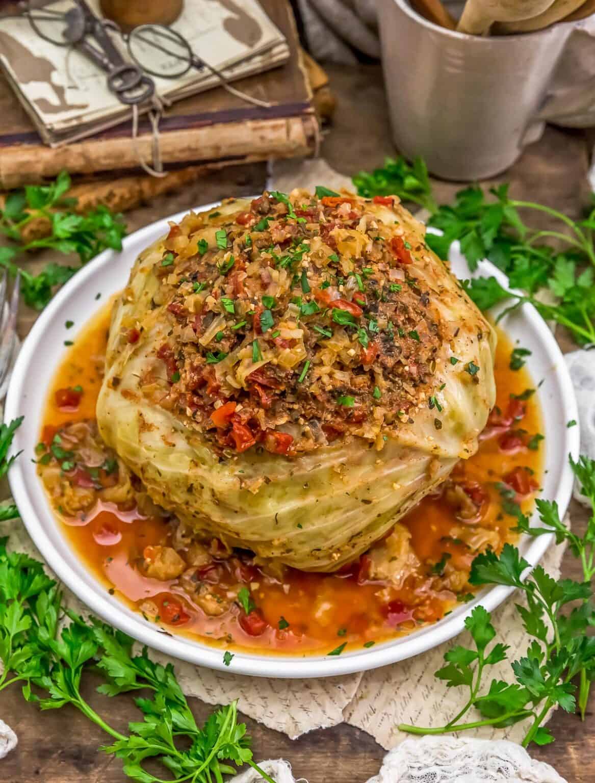 Instant Pot Lentil Pilaf Whole Stuffed Cabbage Monkey and Me Kitchen