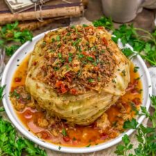 Instant Pot Lentil Pilaf Whole Stuffed Cabbage-image