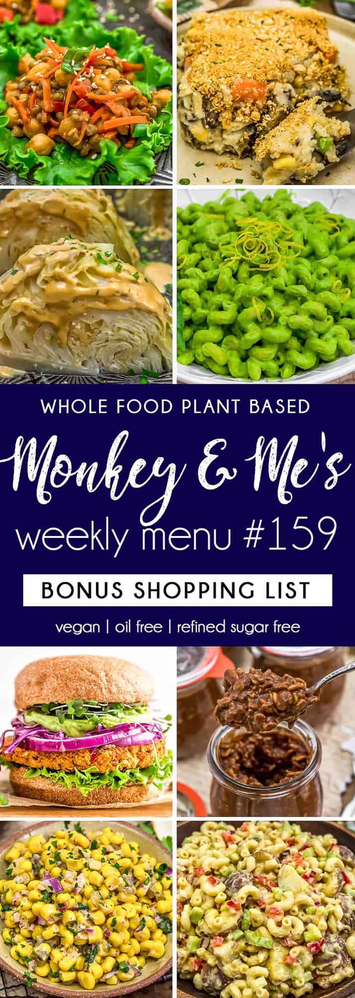 Monkey and Me's Menu 159 featuring 8 recipes