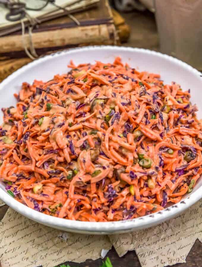 Carrot Salad with Maple Mustard Dressing