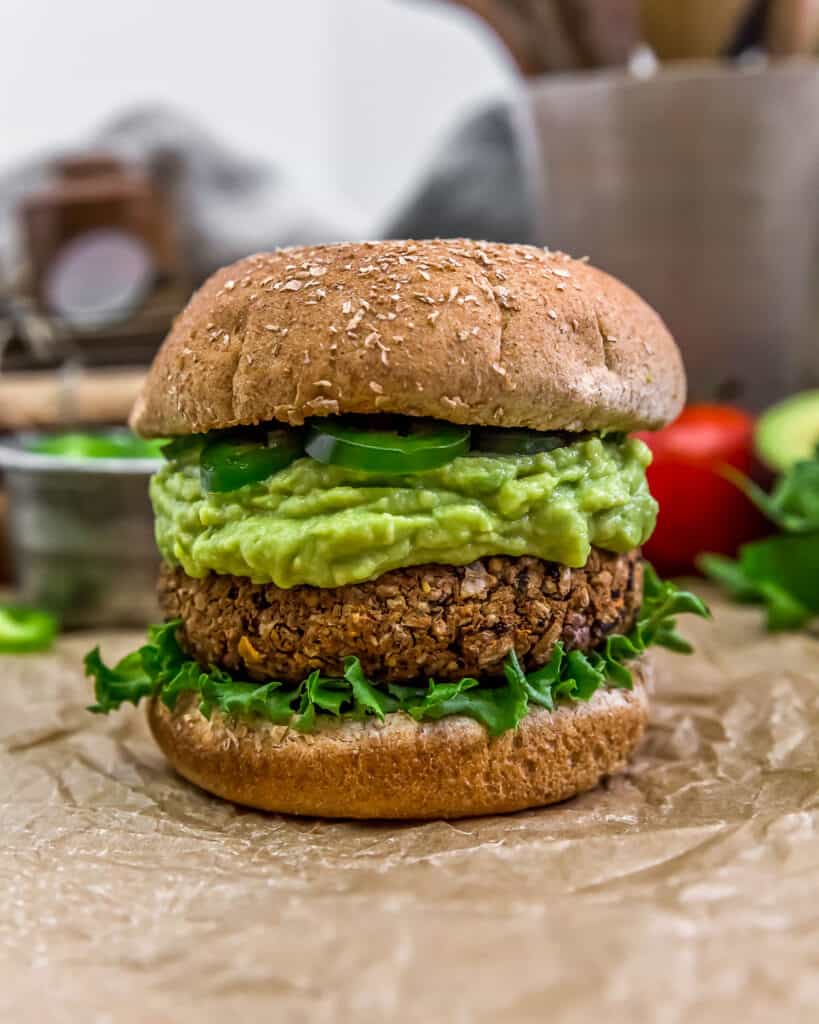 Mexican Bean Burger - Monkey and Me Kitchen Adventures