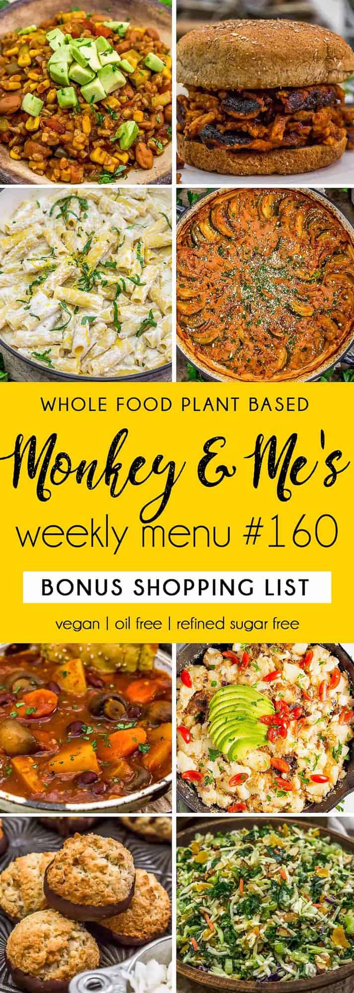 Monkey and Me's Menu 160 featuring 8 recipes