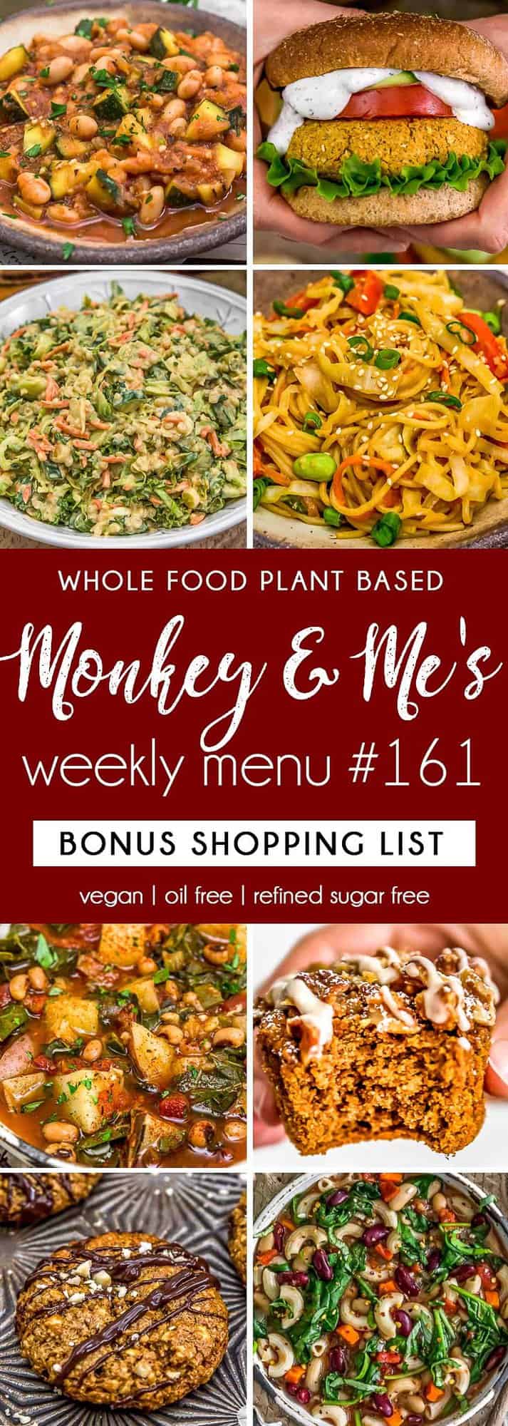 Monkey and Me's Menu 161 featuring 8 recipes