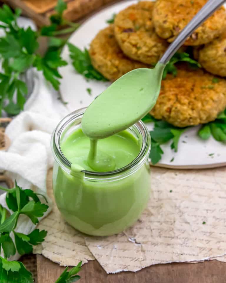 Oil Free Vegan Basil Aioli Monkey and Me Kitchen Adventures