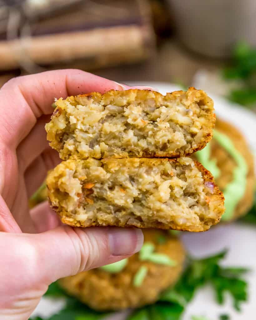 Vegan Baked Parmesan Rice Cakes Monkey and Me Kitchen Adventures