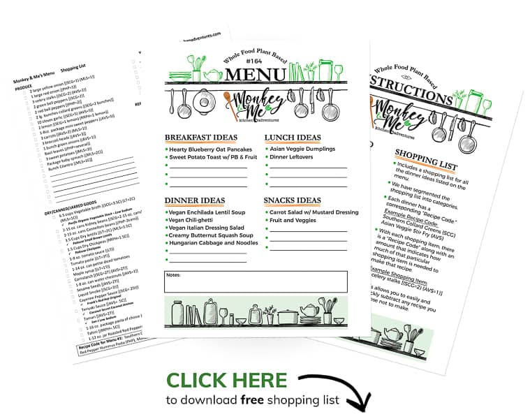 Monkey and Me's Menu 164 PDF Display