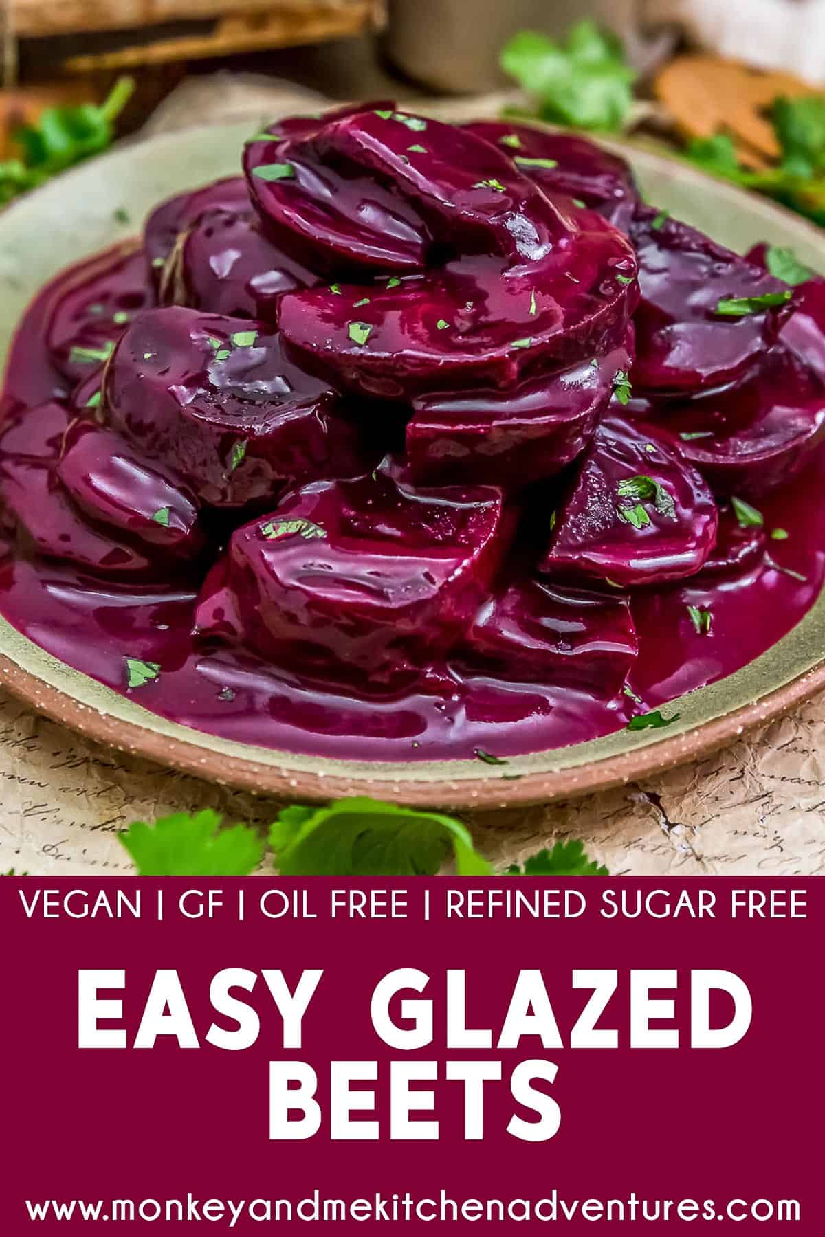 Easy Glazed Beets with text description