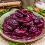 Close up of Easy Glazed Beets