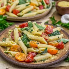 Easy Italian Hummus Pasta-image