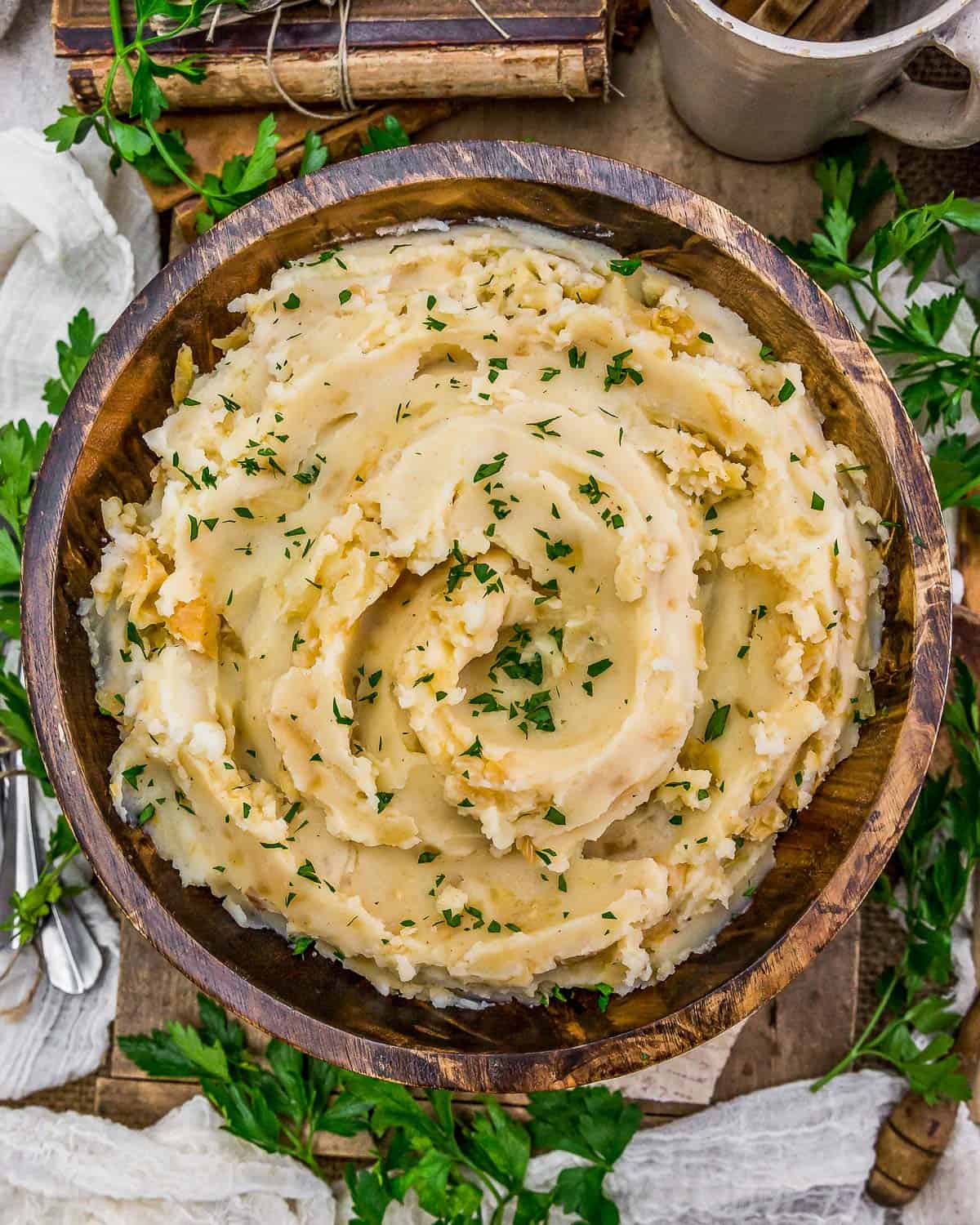 Bowl of Vegan Irish Colcannon