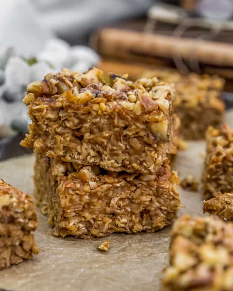 Banana Nut Oatmeal Breakfast Bars - Monkey and Me Kitchen Adventures