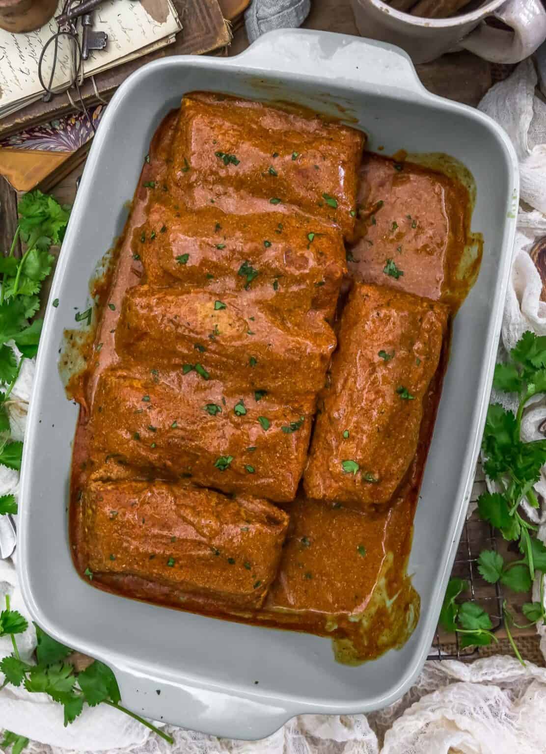 Vegan Smothered Bean Burritos Monkey and Me Kitchen Adventures