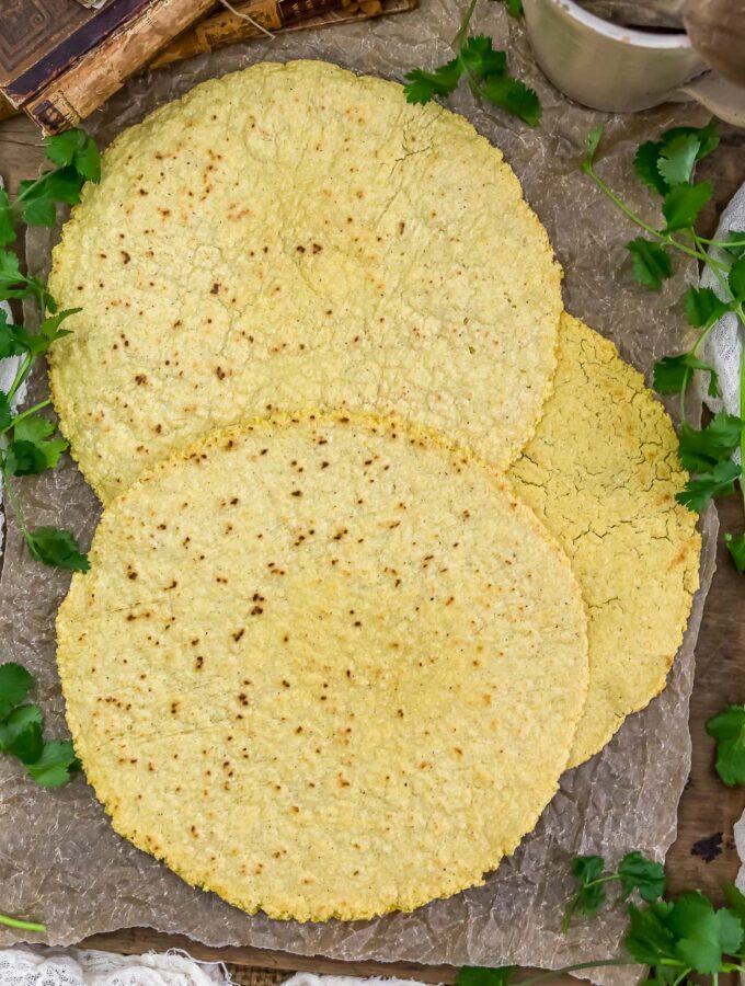 Tablescape of Homemade Corn Tortillas