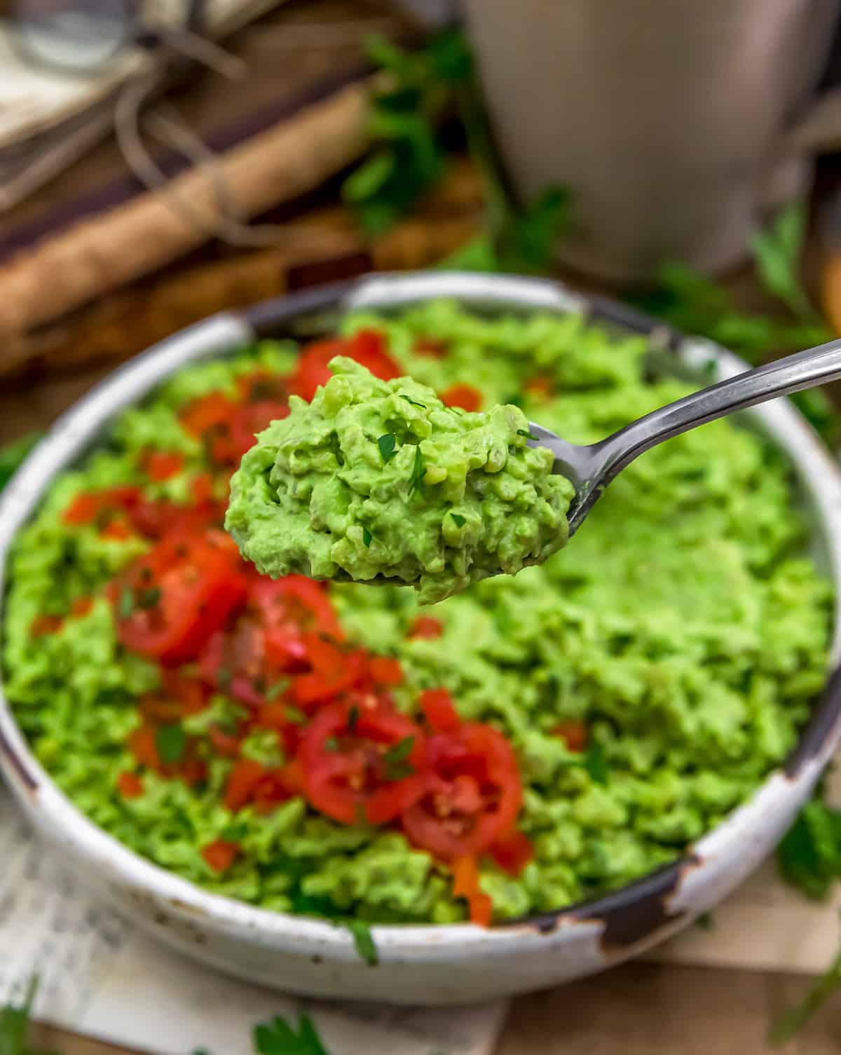 Spoonful of Oil Free Vegan Pesto Rice