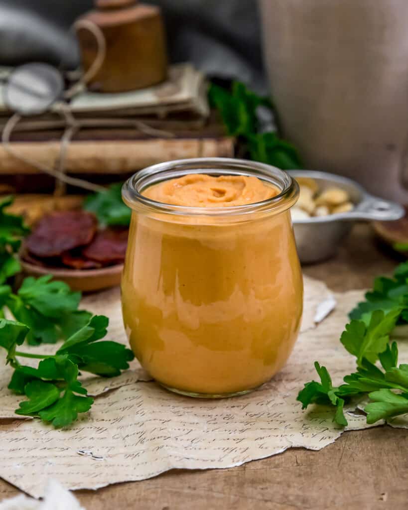 Oil Free Vegan SunDried Tomato Aioli Monkey and Me Kitchen Adventures