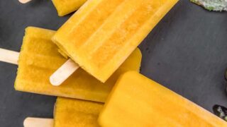 Mandarin Orange Yogurt Popsicles