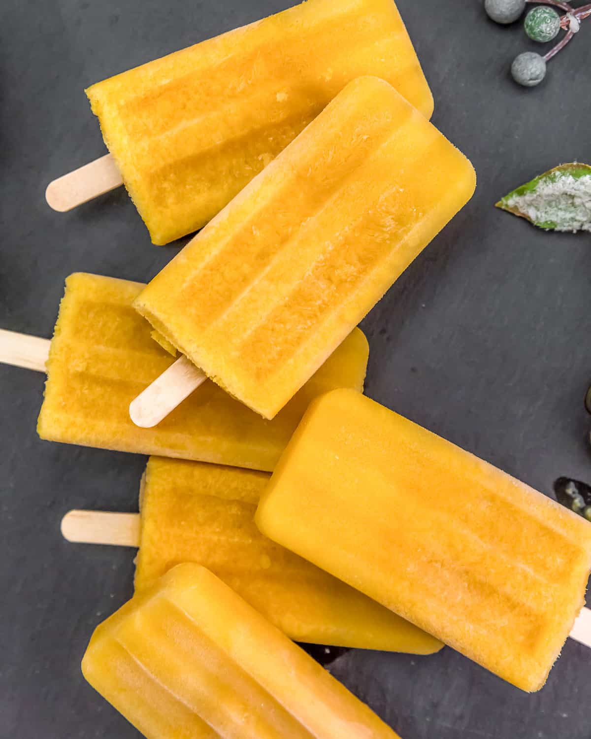 Orange Popsicles - Ice Cream From Scratch