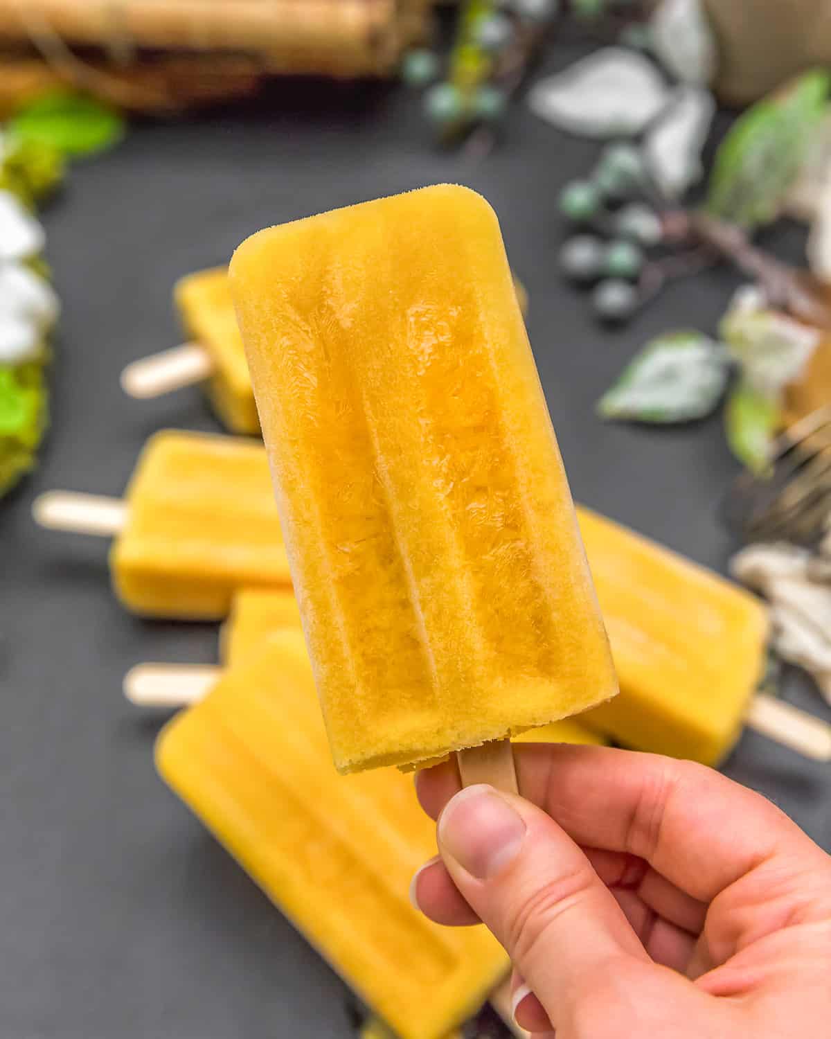 Healthy Mandarin Orange Popsicles - Monkey and Me Kitchen Adventures