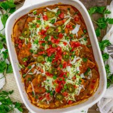 Easy Fold-Over Bean Enchiladas-image