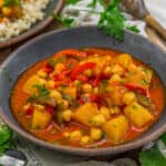 Bowl of Easy Pineapple Thai Curry