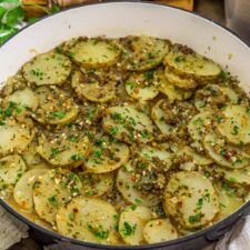 Easy Vegan “Sausage” and Potatoes Skillet-image
