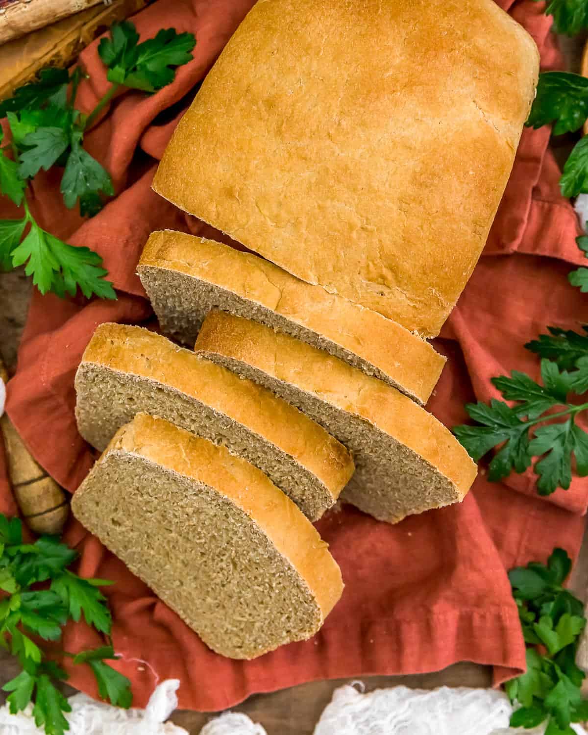 Sliced Amish Whole Wheat Potato Bread