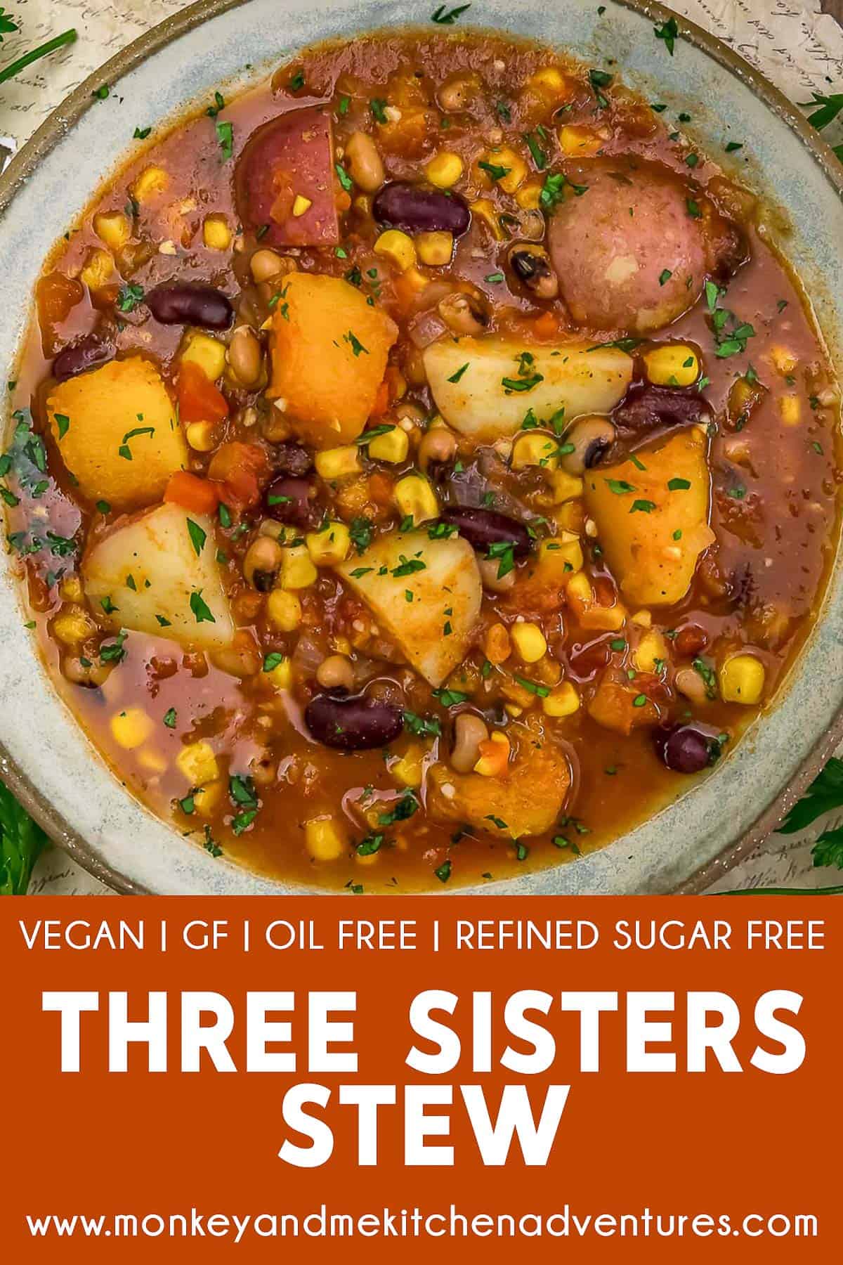 Three Sisters Stew with text description