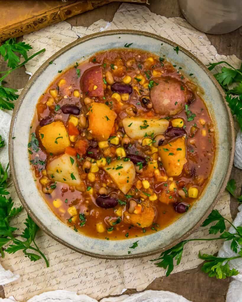 Iroquois Three Sisters stew authentic