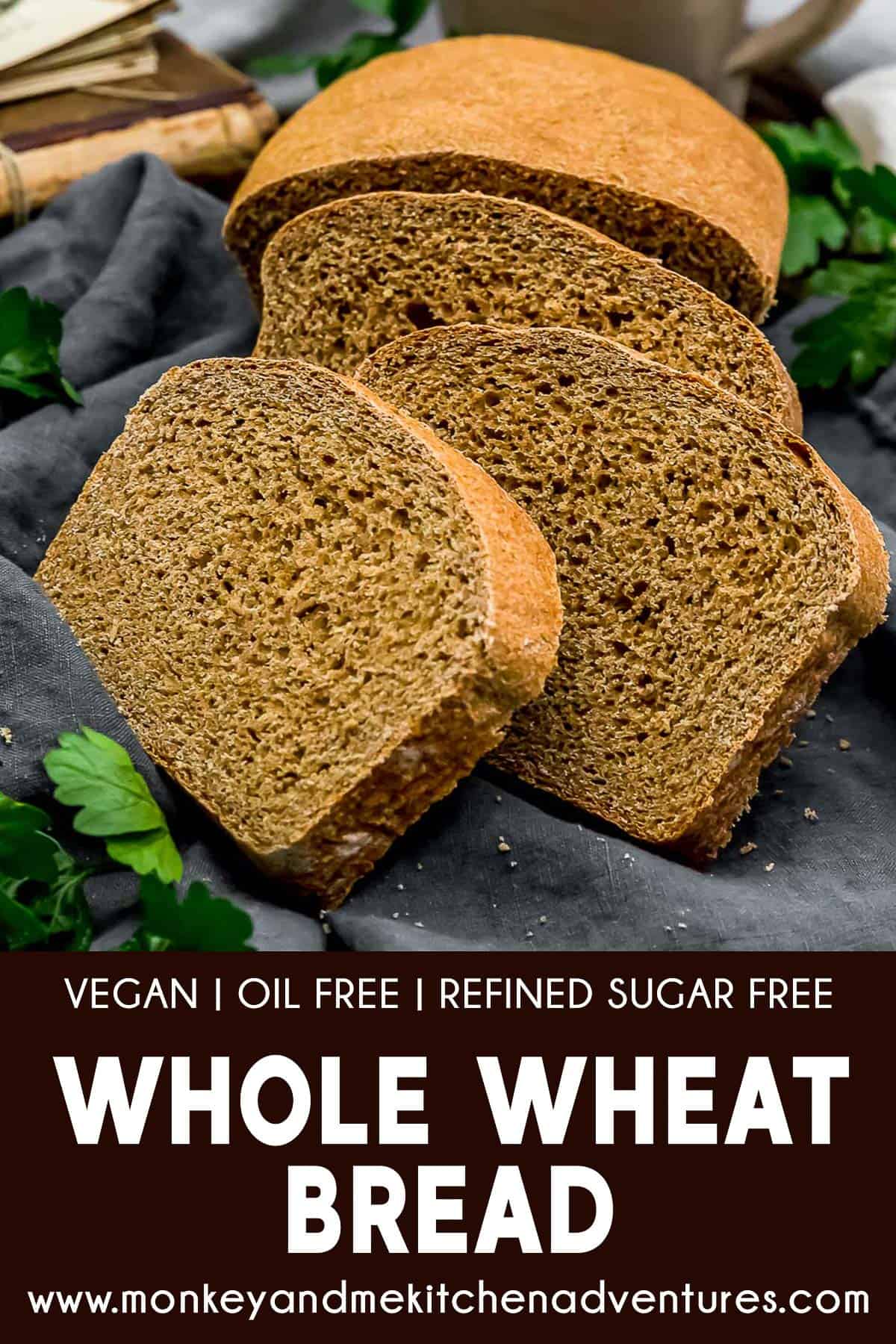 Whole Wheat Bread (100% Whole Wheat) with text description