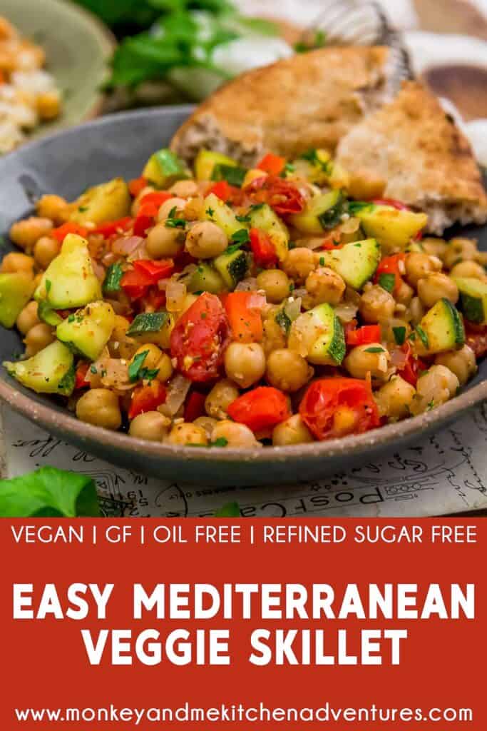 Easy Mediterranean Veggie Skillet - Monkey And Me Kitchen Adventures