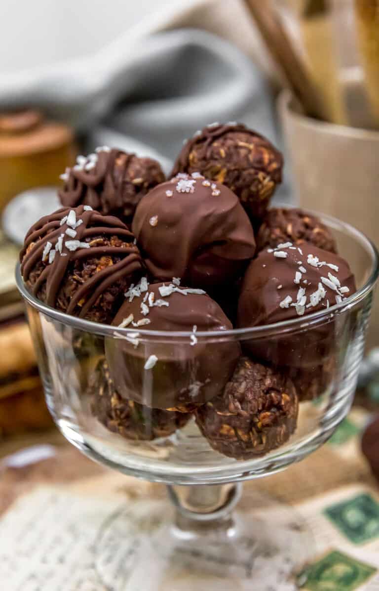 Healthy Chocolate Coconut Truffles - Monkey and Me Kitchen Adventures