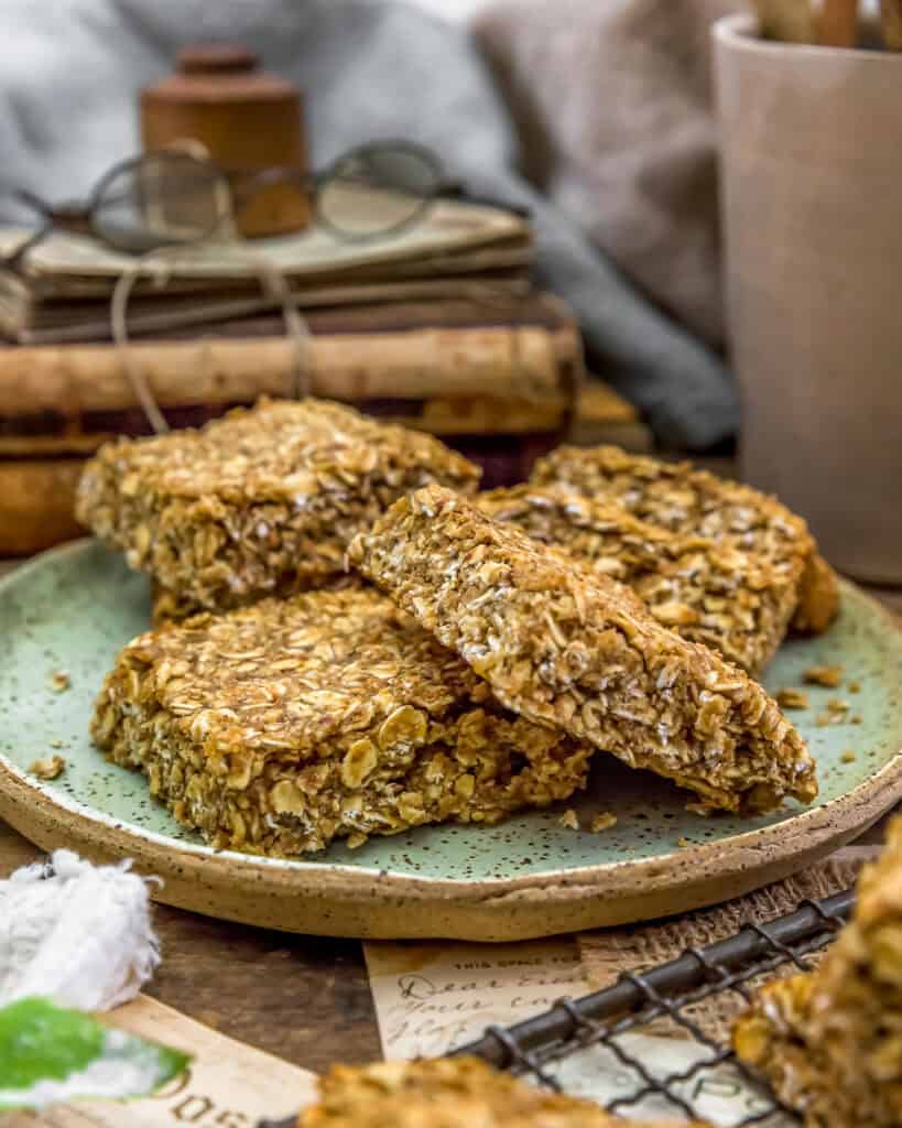 Healthy Vegan Oat Bars - Monkey And Me Kitchen Adventures