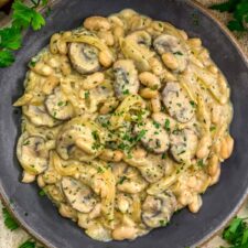 양파 캐러멜라이즈 콩크림 스킬렛
