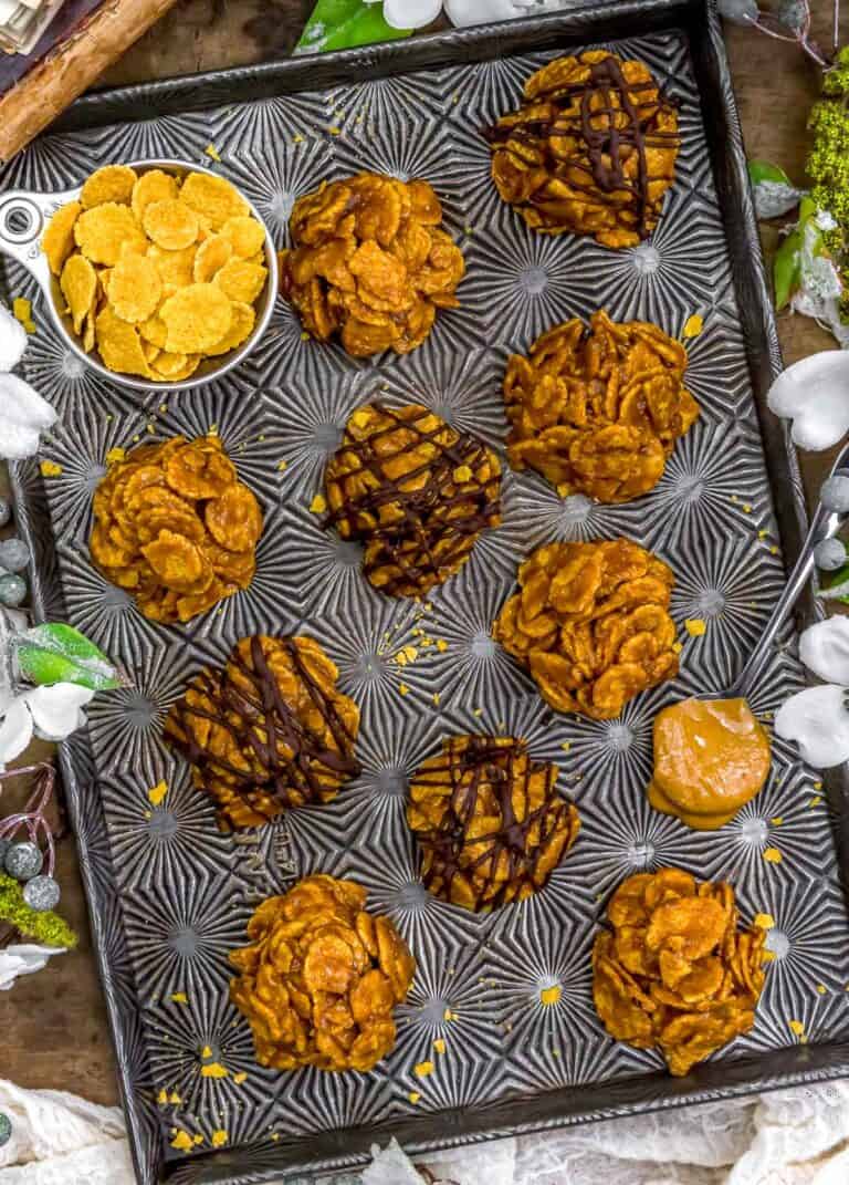 Healthy No Bake Peanut Butter Cornflake Cookies Monkey and Me Kitchen