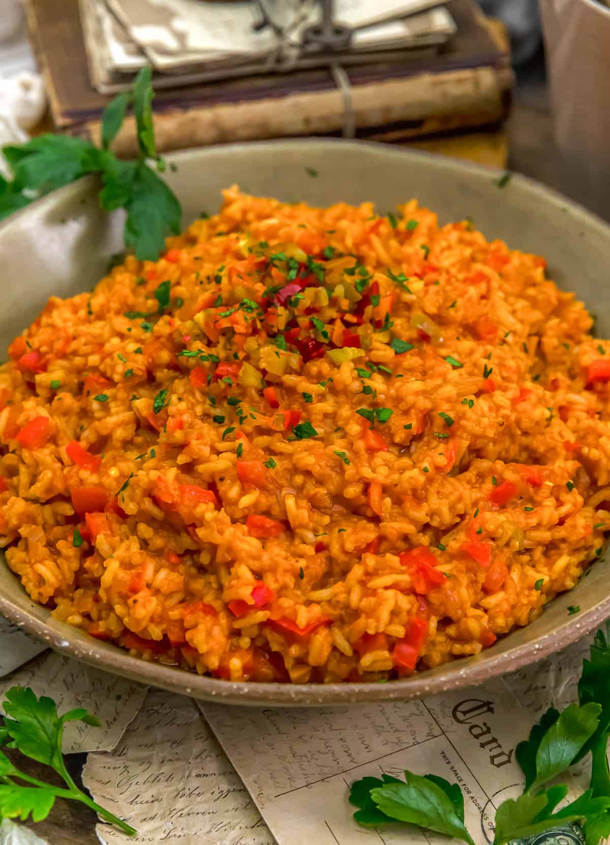 Close up of Vegan Ohio Hot Rice