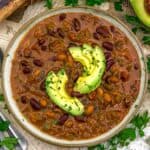 Bowl of Crowd-Pleasing Spicy Bean Chili