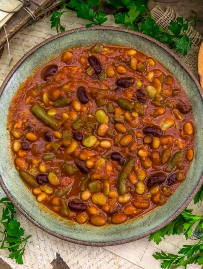 Bowl of Healthy Party Beans