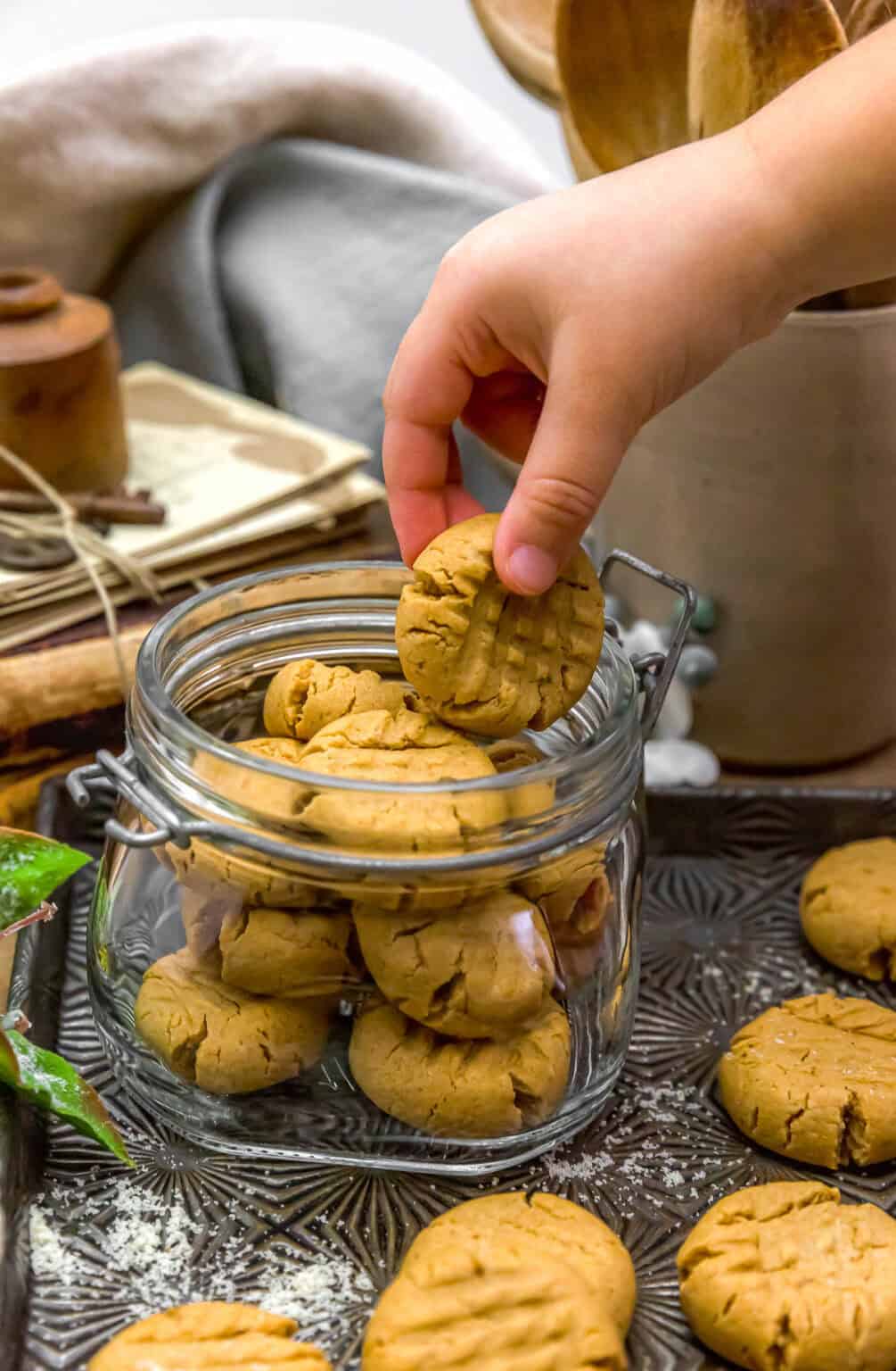 Melt in Your Mouth Peanut Butter Cookies Monkey and Me Kitchen Adventures