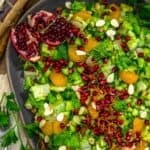 Close up of Oil-Free Winter Orange Salad