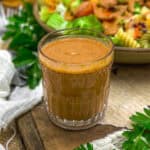 Glass of Oil-Free Low-Fat Taco Dressing