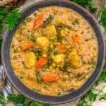 Bowl of Vegan Creamy Veggie Stew