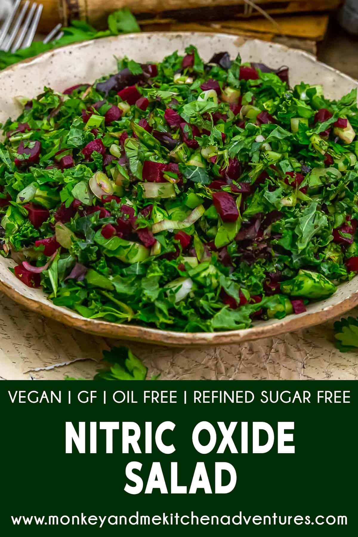 Nitric Oxide Salad with text description