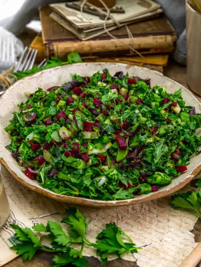 Close up of Nitric Oxide Salad