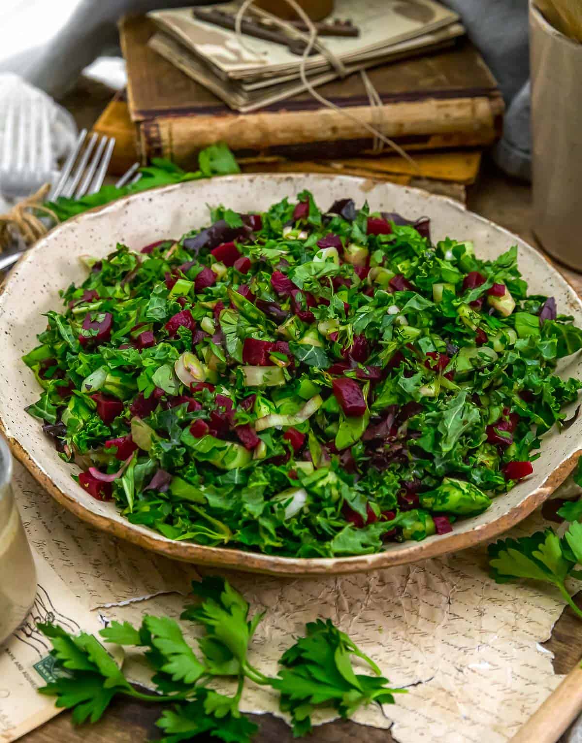 Close up of Nitric Oxide Salad