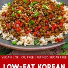 렌틸콩 불고기 덮밥