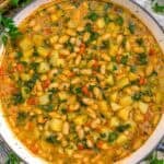 Top view of Autumn Harvest Bean Skillet
