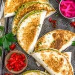 Baking Sheet of Easy Smashed Falafel Tacos